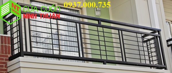 mẫu lan can sắt hộp